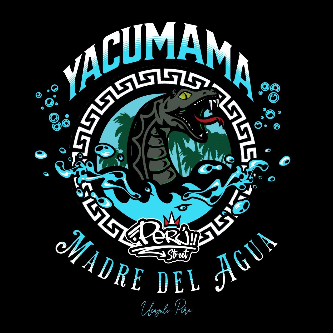 Yacumama Madre del Agua serpent design