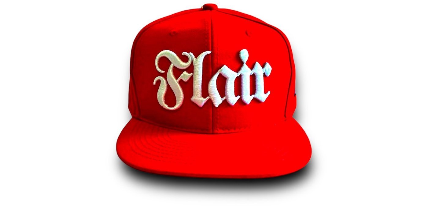 Red snapback embroidered Flair